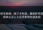 探寻真相：用了才知道，蘑菇影视官网争议这么大反而更想知道真相