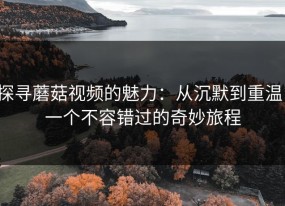 探寻蘑菇视频的魅力：从沉默到重温，一个不容错过的奇妙旅程