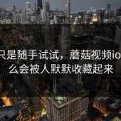 本来只是随手试试，蘑菇视频ios为什么会被人默默收藏起来
