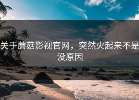关于蘑菇影视官网，突然火起来不是没原因