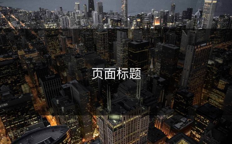 页面标题