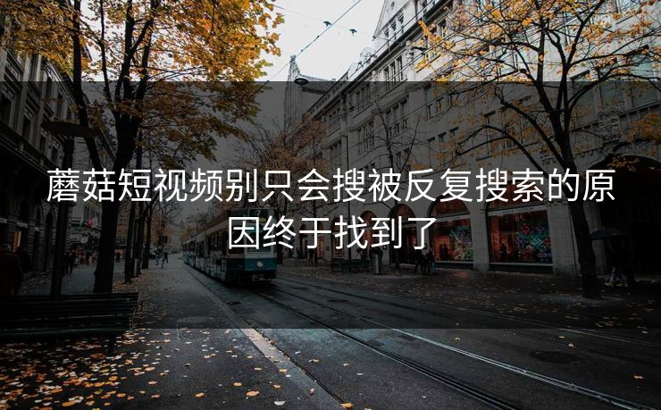 蘑菇短视频别只会搜被反复搜索的原因终于找到了
