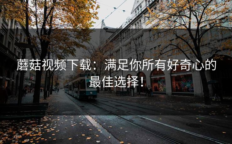 蘑菇视频下载：满足你所有好奇心的最佳选择！