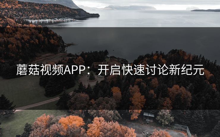 蘑菇视频APP：开启快速讨论新纪元